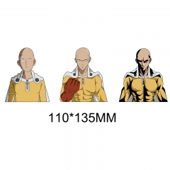 2 Styles One Punch Man Cartoon Can Change Pattern Lenticular Flip Anime 3D Stickers