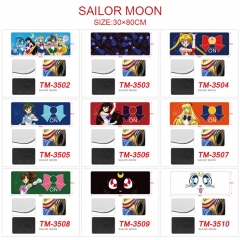 10 Styles Pretty Soldier Sailor Moon Anime Mouse Pad 30*80CM
