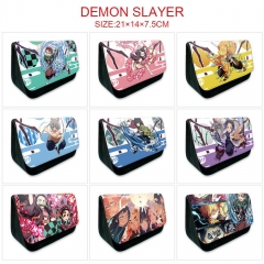 10 Styles Demon Slayer: Kimetsu no Yaiba Cartoon Cosplay Anime Pencil Bag Pencil Box