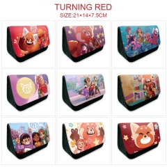 12 Styles Turning Red Cartoon Cosplay Anime Pencil Bag Pencil Box