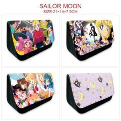 6 Styles Pretty Soldier Sailor Moon Cartoon Cosplay Anime Pencil Bag Pencil Box