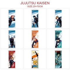 （25*70CM）13 Styles Jujutsu Kaisen Cartoon Wallscrolls Waterproof Anime Wall Scroll
