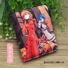 EVA/Neon Genesis Evangelion Cartoon Cosplay Purse PU Leather Anime Short Wallet