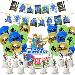 The Legend of Zelda For Birthday Party Decoration Anime Balloon Set