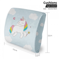Unicorn Cosplay Cartoon Plush Anime Chair Cushion