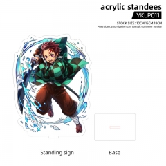 2 Styles Demon Slayer: Kimetsu no Yaiba Decoration Cartoon Printed Anime Standing Plate