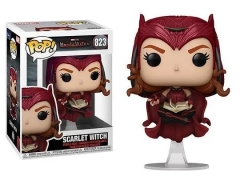10CM Funko POP Marvel's The Avengers Scarlet Witch 823# Anime PVC Figure Toy