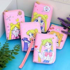 5 Styles Pretty Soldier Sailor Moon Anime Purse Coin Wallet
