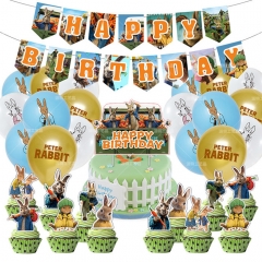 Peter Rabbit For Birthday Party Decoration Anime Balloon Set