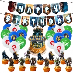 World of Warcraft For Birthday Party Decoration Anime Balloon Set