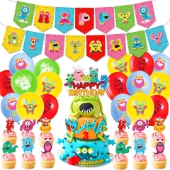 Little Monster For Birthday Party Decoration Anime Balloon Set