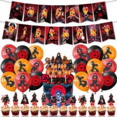 Naruto Uchiha Itachi For Birthday Party Decoration Anime Balloon Set
