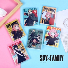 6 Styles Spy x Family Cosplay Cartoon Character Anime Notebook