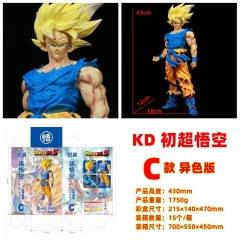 43CM Dragon Ball Z Son Goku Statue KD Model Toy Anime PVC Figure