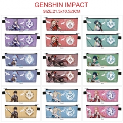 20 Styles Genshin Impact Cartoon  Anime Pencil Bag