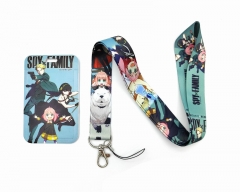 2 Styles SPY×FAMILY Card Holder Bag Anime Phone Strap Lanyard