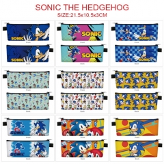 16 Styles Sonic the Hedgehog Cartoon  Anime Pencil Bag