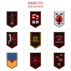11 Styles 90x60CM Naruto Hot Sale Flag Anime Decoration Flag