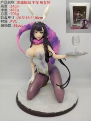 21CM The Sister of the Woods with a Thousand Young Chiya Sexy Bunny Ver. Cartoon Toy PVC Sexy Girl Anime Figure