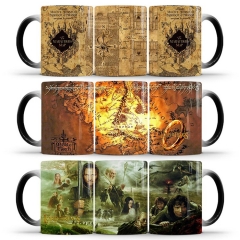 6 Styles The Lord of the Rings /Harry Potter Cartoon Pattern Ceramic Cup Anime Changing Color Ceramic Mug