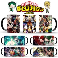 7 Styles Boku no Hero Academia/My Hero Academia Cartoon Pattern Ceramic Cup Anime Changing Color Ceramic Mug