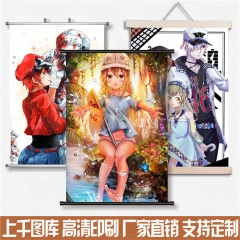 23 Styles 2 Size Cells at Work Wall Scroll Anime Wallscroll