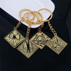 8 Styles Eldon Ring Cosplay Anime Keychain and Necklace