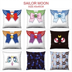 9 Styles Pretty Soldier Sailor Moon Cartoon Pattern Anime Pillow (45*45CM)