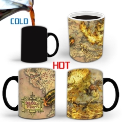 The Lord of the Rings Cartoon Pattern Ceramic Cup Anime Changing Color Ceramic Mug
