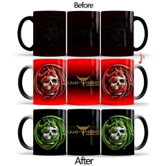 2 Styles Game of Thrones Cartoon Pattern Ceramic Cup Anime Changing Color Ceramic Mug