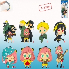 8 Styles SPY×FAMILY Anime PVC Keychain