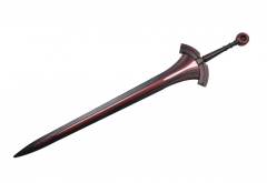 114CM Fate Grand Order Black Ver PU Foam Anime Sword Weapon
