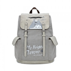 My Neighbor Totoro Cartoon Canvas School Bag for Student Anime Backpack