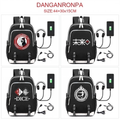 4 Styles Danganronpa: Trigger Happy Havoc Anime Cosplay Cartoon Canvas Colorful Backpack Bag