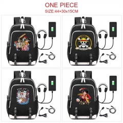 5 Styles One Piece Anime Cosplay Cartoon Canvas Colorful Backpack Bag