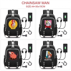 5 Styles Chainsaw Man Anime Cosplay Cartoon Canvas Colorful Backpack Bag