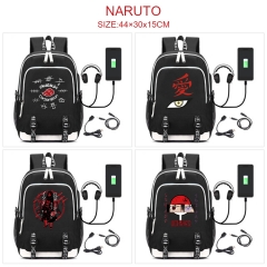 6 Styles Naruto Anime Cosplay Cartoon Canvas Colorful Backpack Bag