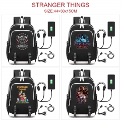 5 Styles Stranger Things Anime Cosplay Cartoon Canvas Colorful Backpack Bag