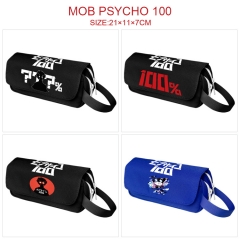 4 Styles Mob Psycho 100 Cosplay Cartoon Canvas Colorful Anime Pencil Bag