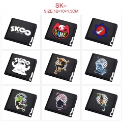 9 Styles SK∞/SK8 the Infinity Cartoon Pattern PU Coin Purse Anime Wallet