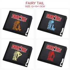 6 Styles Fairy Tail Cartoon Pattern PU Coin Purse Anime Wallet