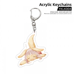 2 Styles Made in Abyss Cosplay Cartoon Anime Acrylic Keychain