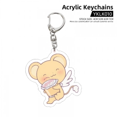 Card Captor Sakura Cosplay Cartoon Anime Acrylic Keychain