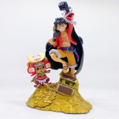 20CM One Piece Luffy Chopper Character PVC Anime Figure Toy