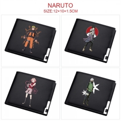 8 Styles Naruto Cartoon Pattern PU Coin Purse Anime Wallet