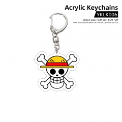One Piece Cosplay Cartoon Anime Acrylic Keychain