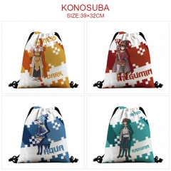 5 Styles Kono Subarashii Sekai ni Shukufuku wo! 3D Digital Print Anime Drawstring Bags