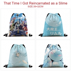 4 Styles That Time I Got Reincarnated as a Slime 3D Digital Print Anime Drawstring Bags