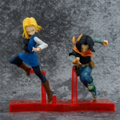 15CM Dragon Ball Z GK Android 17 18 Collectible Model Toy Anime PVC Figure