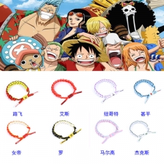 8 Styles One Piece Bangles Anime Bracelet
